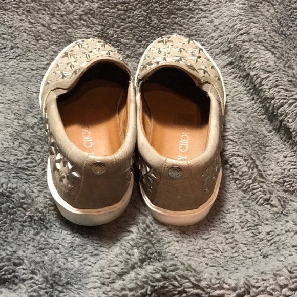 Jimmy Choo Slip on Sneaker  34.5 EUC Woman Fashion - Picture 5 of 7